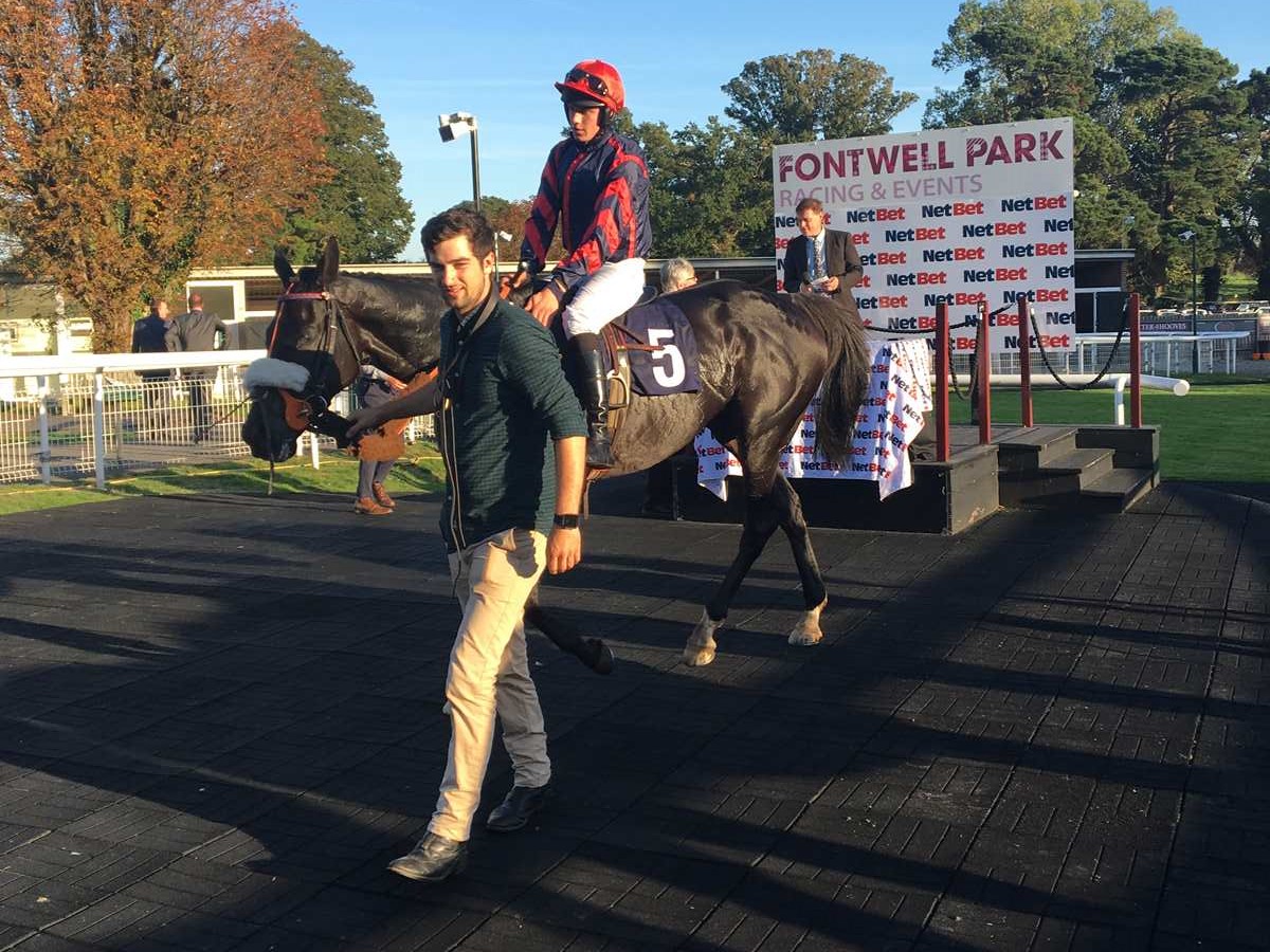 Kilfinichen Bay after finishing second at Fontwell