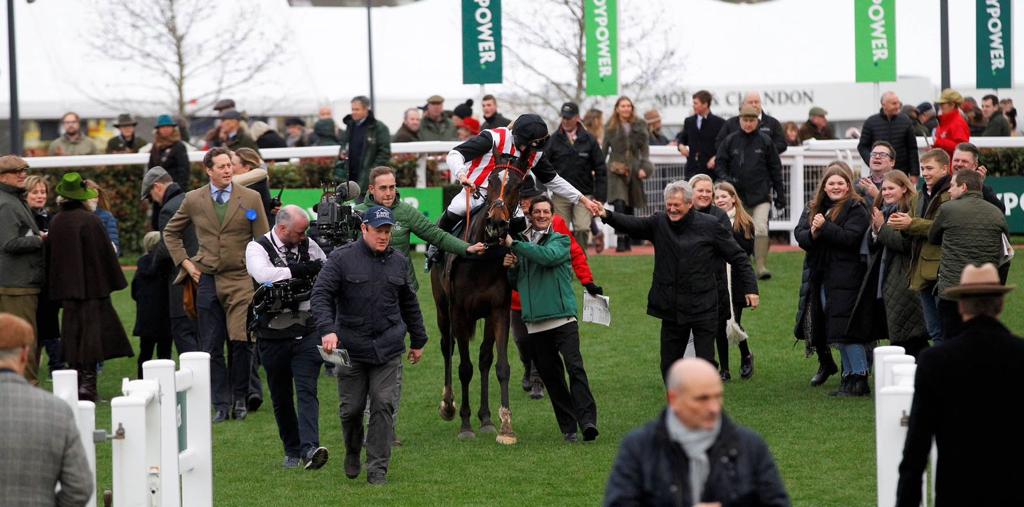 A happy winners enclosure!