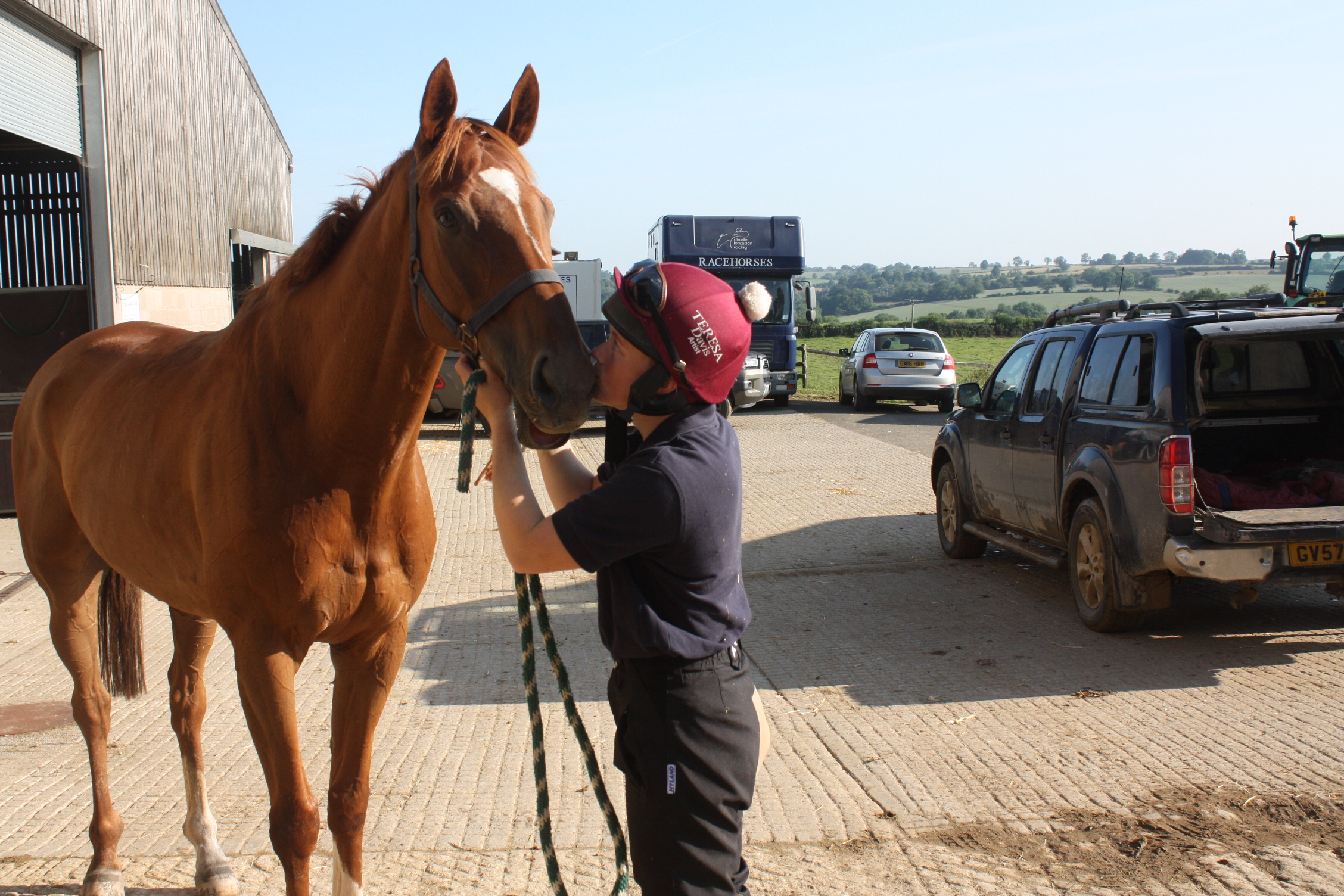 Arthur with his best mate, Lizzie!