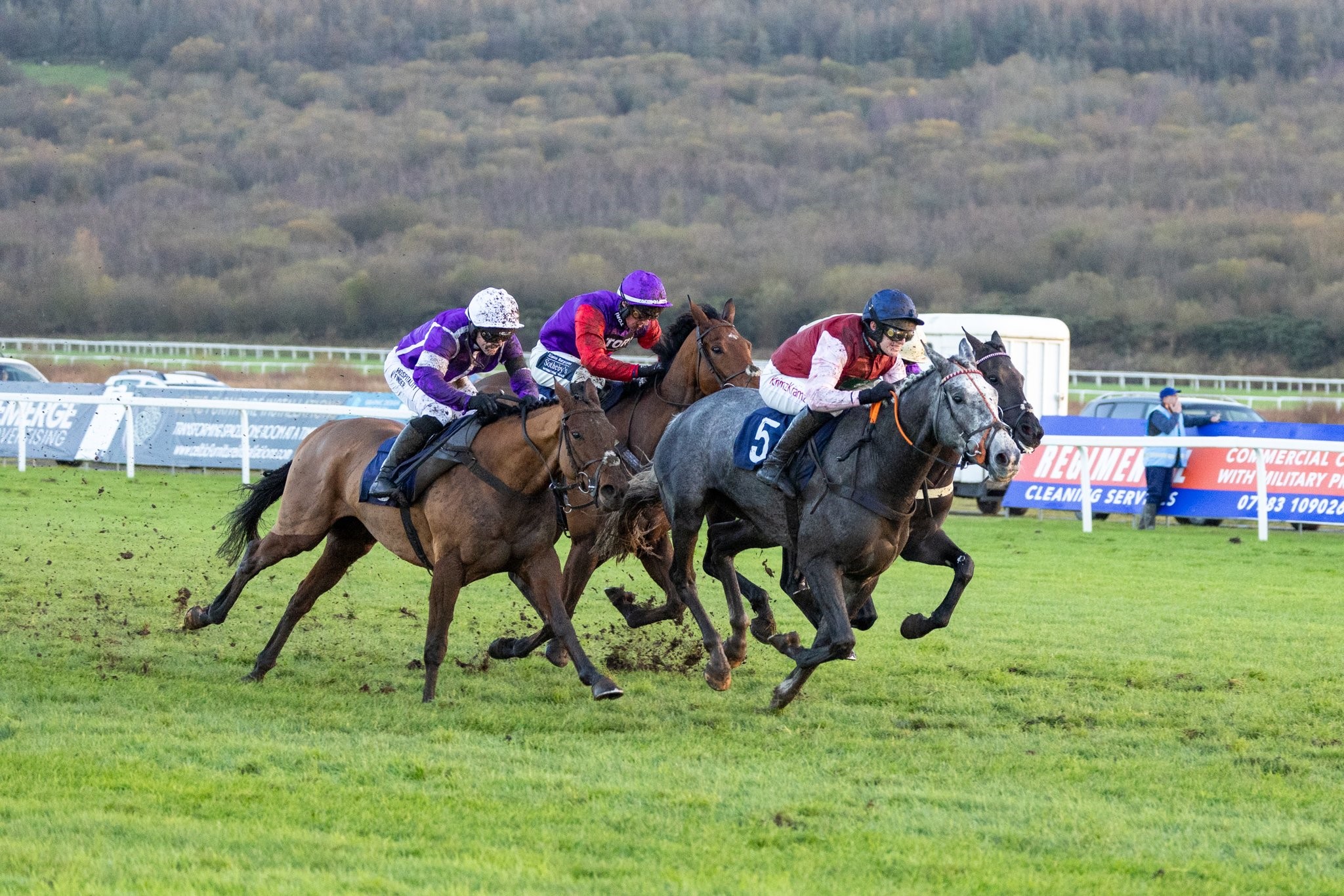 Swindon Village winning his bumper yesterday!