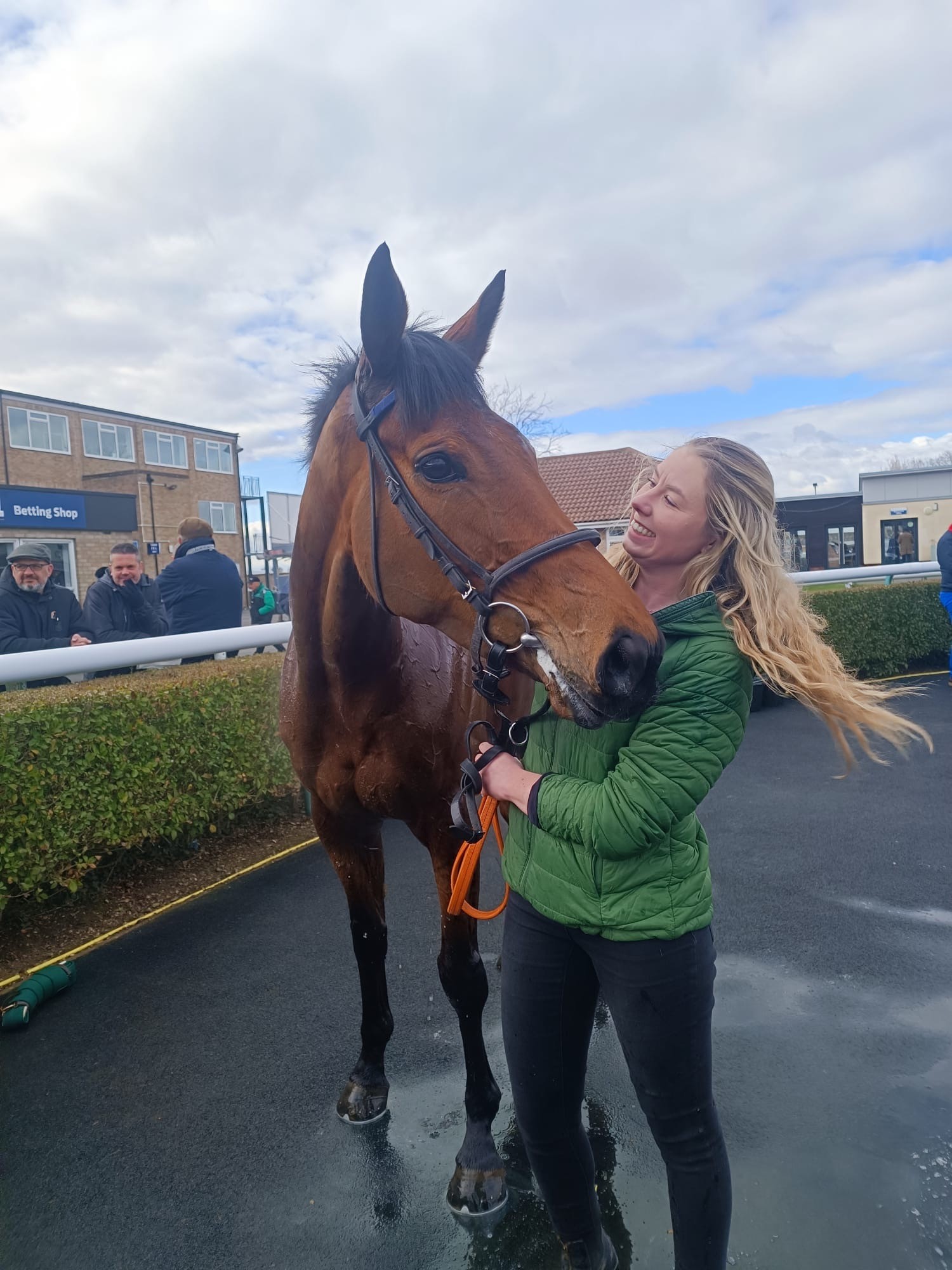 Imperial Jade & Lauren after her win last week