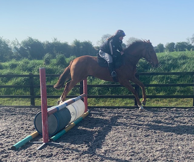 And him having a little jump