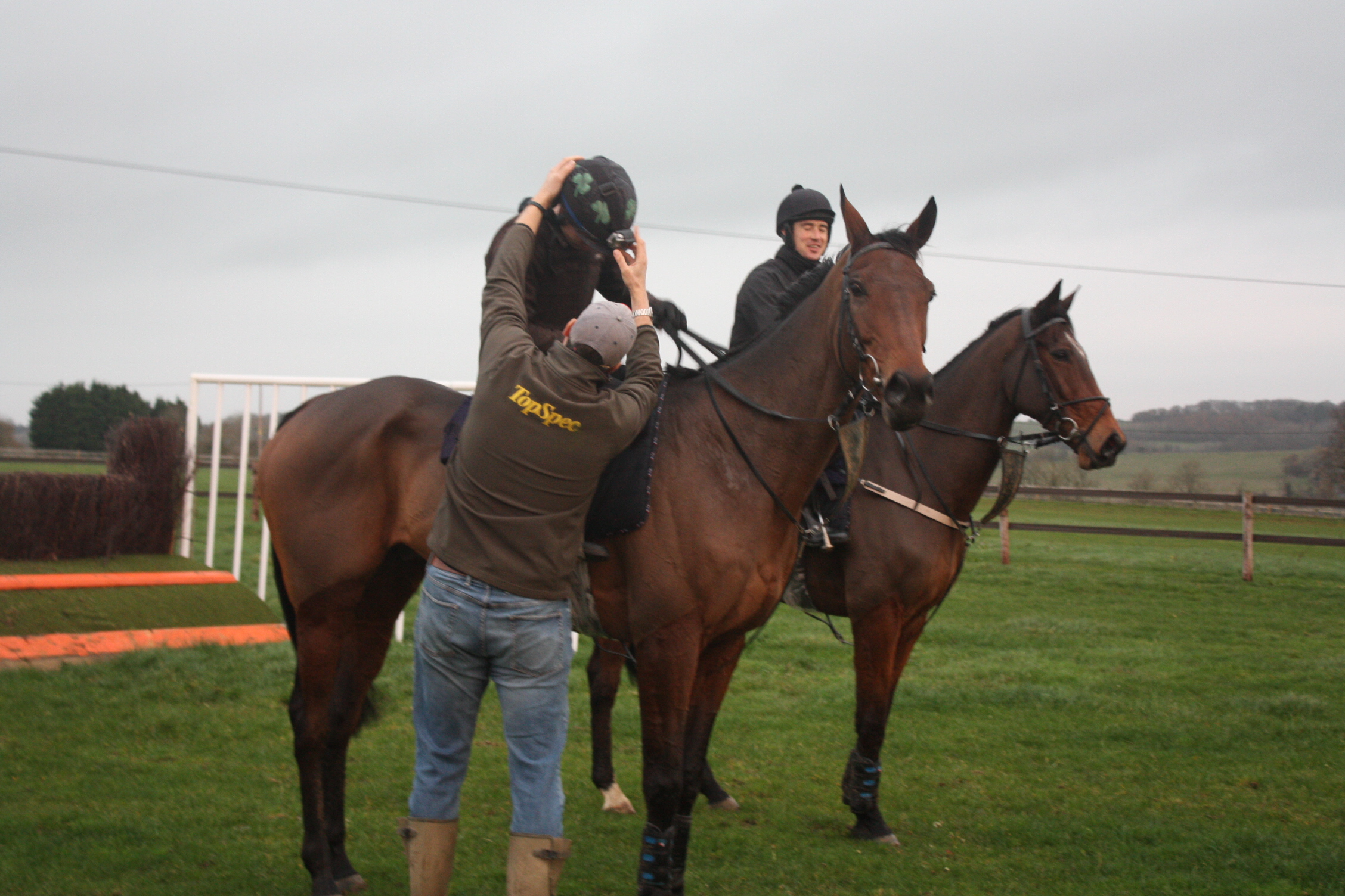 Fitting the GoPro for schooling morning