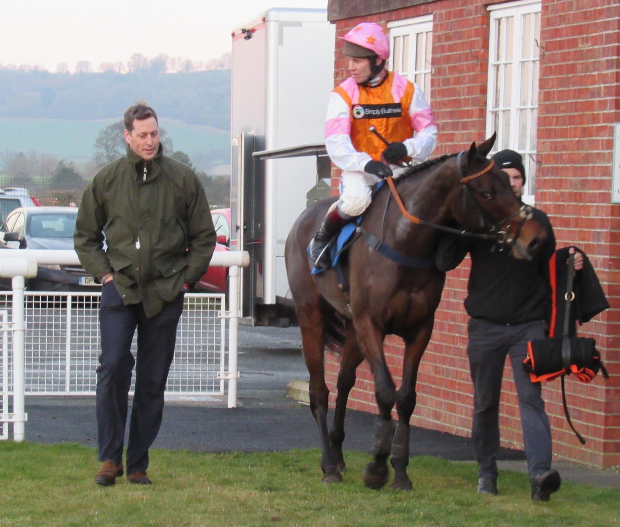 Castafiore after winning at Ludlow