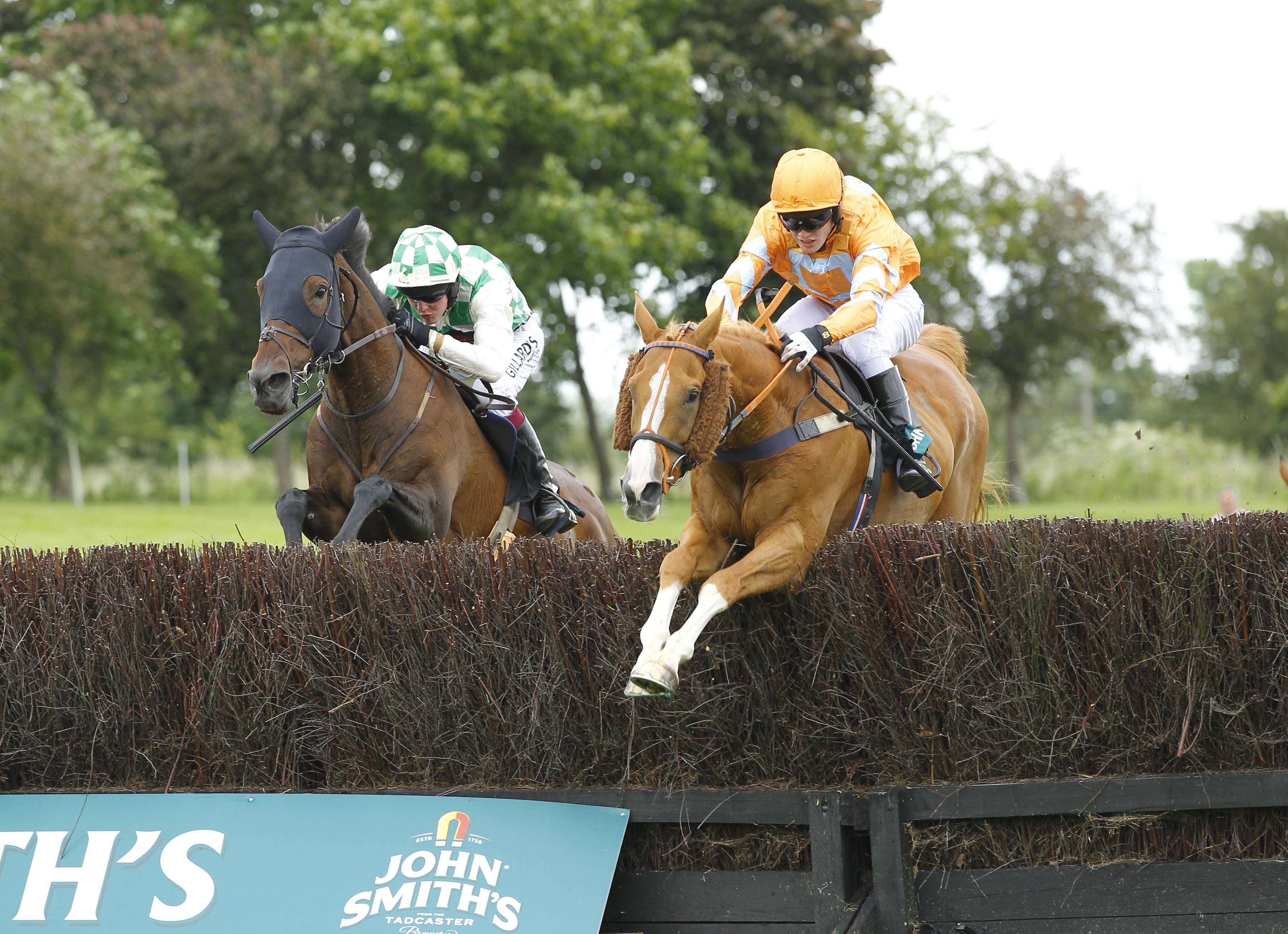 Drop Out Joe winning the Summer Cup at Uttoxeter