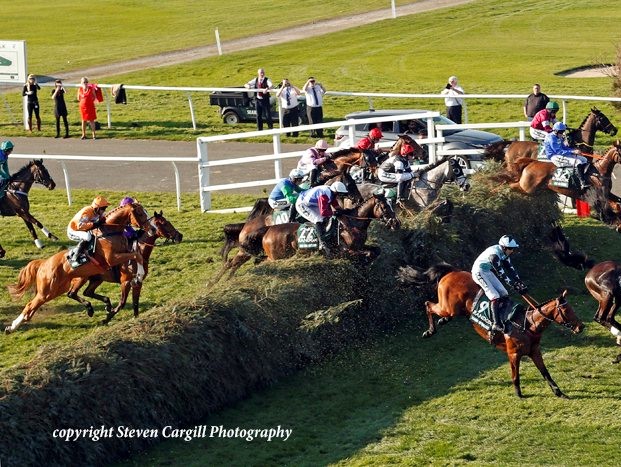 Drop Out Joe jumping in the Grand National Photo copyright Steven Cargill